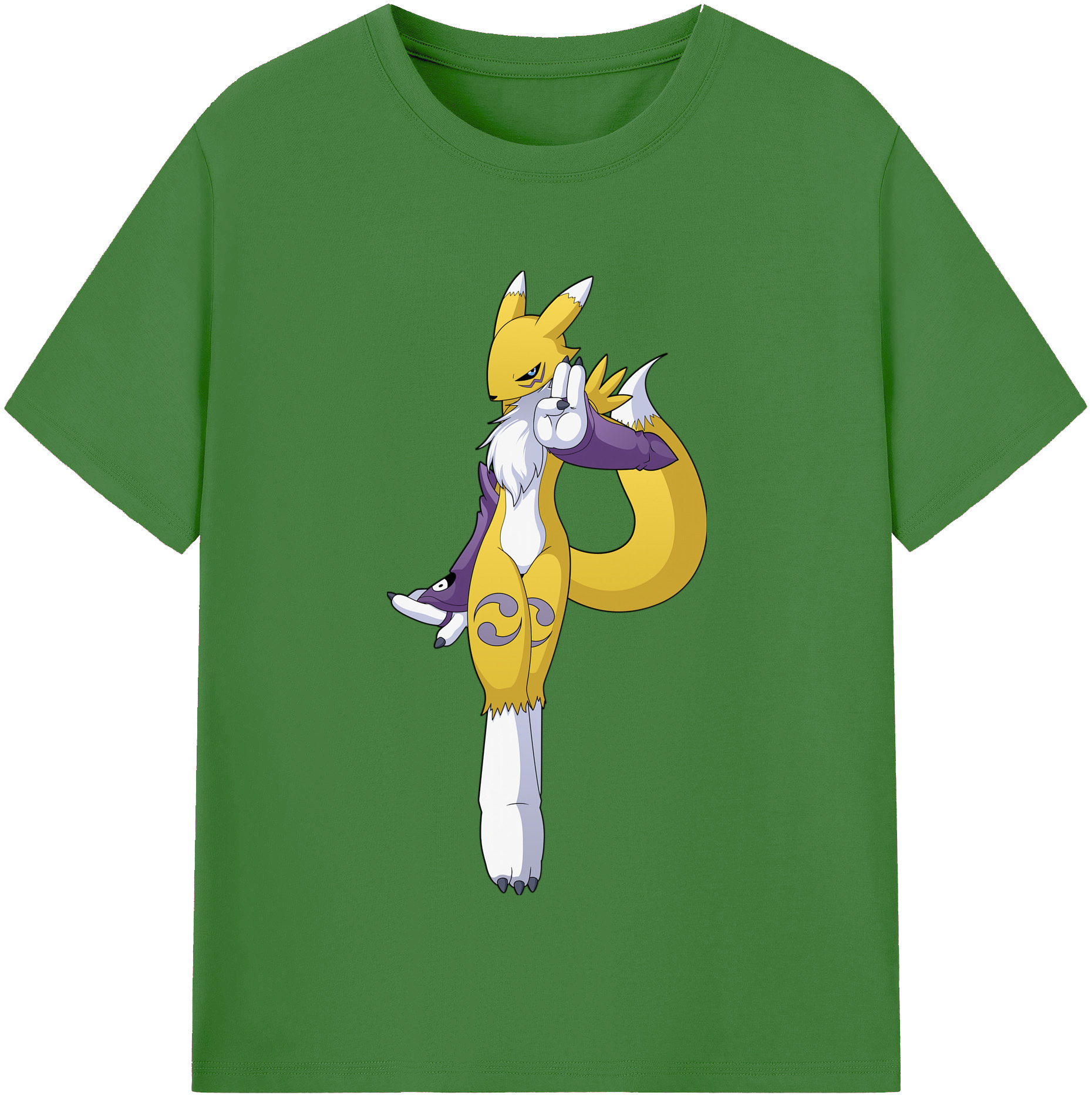 （画像用） Digimon デジタルモンスター/デジモン レディースカジュアルプリントTシャツ（綿100％）